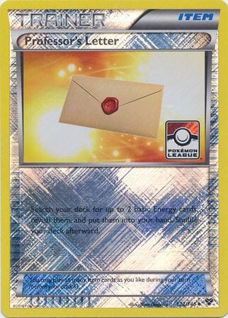 Professor's Letter (123/146) (League Promo) [XY: Base Set] Pokemon Single Pokémon  | Multizone: Comics And Games