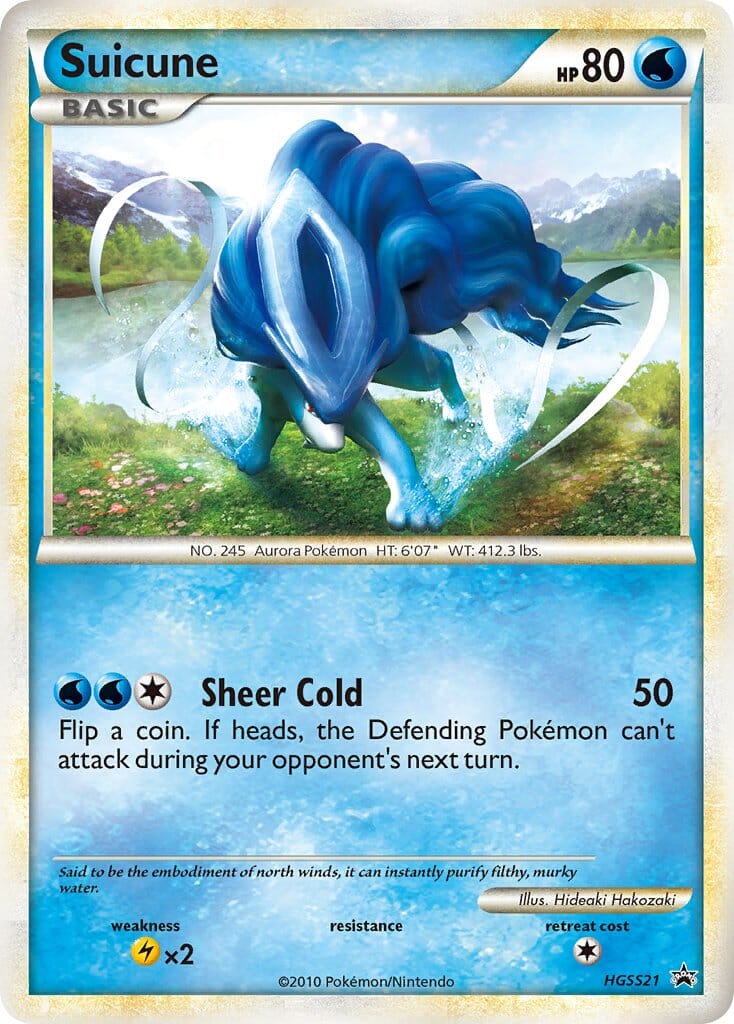 Suicune (HGSS21) [HeartGold & SoulSilver: Black Star Promos] Pokemon Single Pokémon  | Multizone: Comics And Games