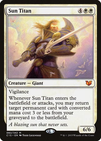 Sun Titan [Commander 2015] MTG Single Magic: The Gathering  | Multizone: Comics And Games