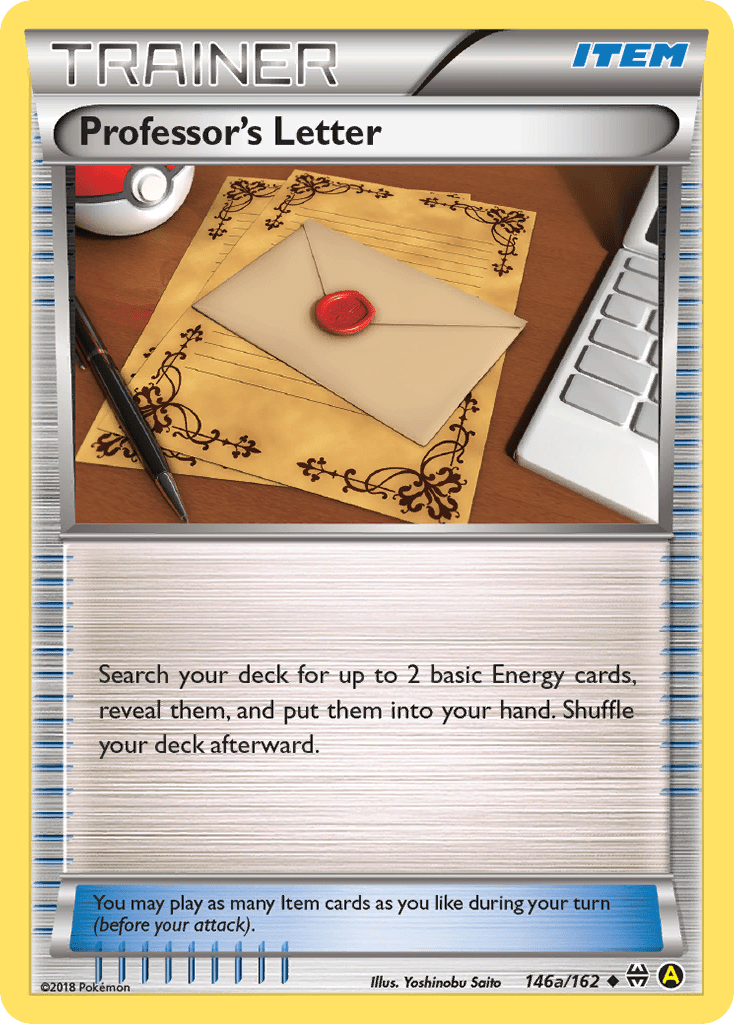 Professor's Letter (146a/162) [Alternate Art Promos] Pokemon Single Pokémon  | Multizone: Comics And Games