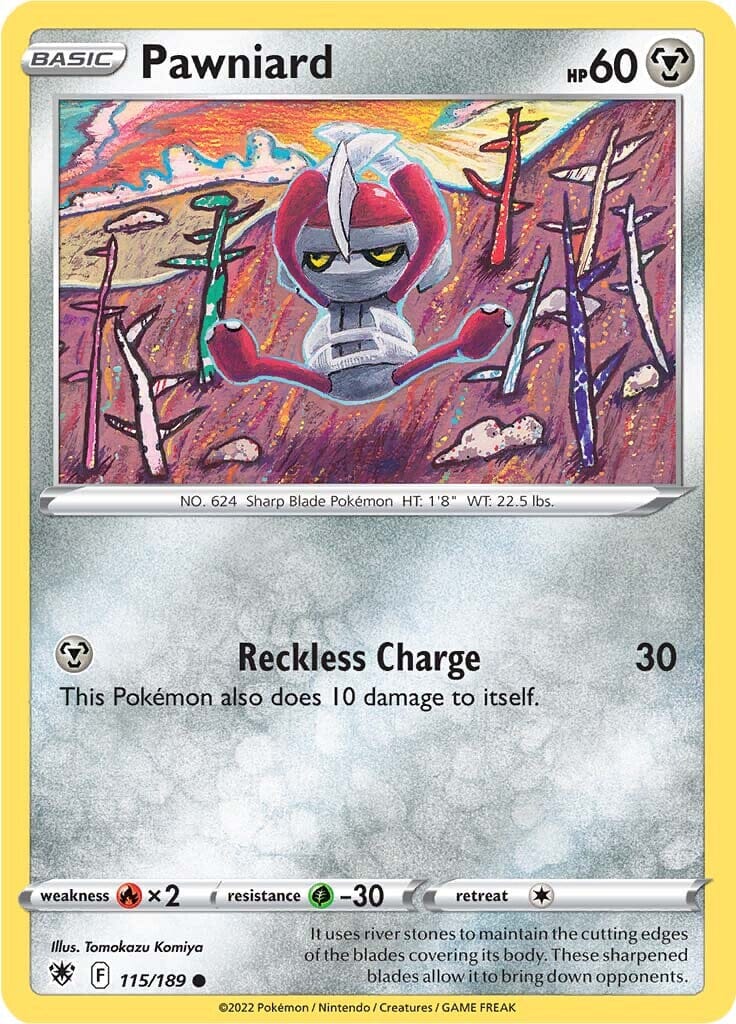 Pawniard (115/189) [Sword & Shield: Astral Radiance] Pokemon Single Pokémon  | Multizone: Comics And Games