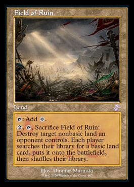 Field of Ruin (Timeshifted) [Time Spiral Remastered] MTG Single Magic: The Gathering  | Multizone: Comics And Games