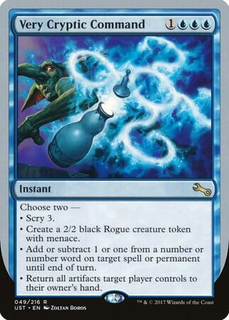 Very Cryptic Command (F) [Unstable] MTG Single Magic: The Gathering  | Multizone: Comics And Games