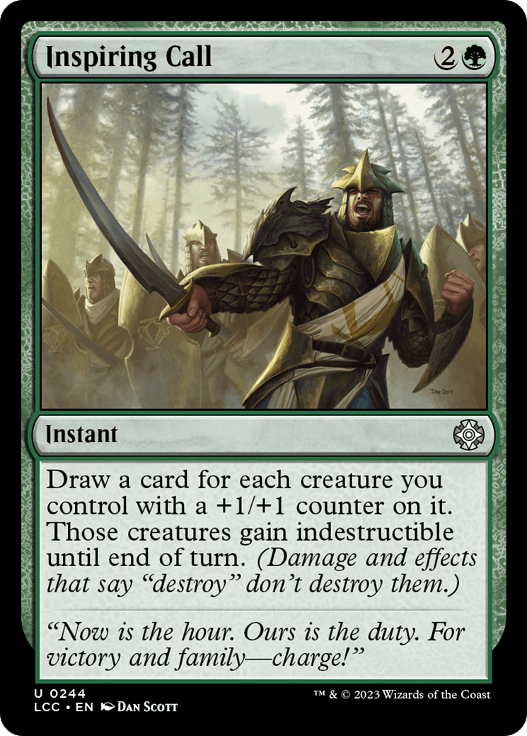Inspiring Call [The Lost Caverns of Ixalan Commander] MTG Single Magic: The Gathering  | Multizone: Comics And Games