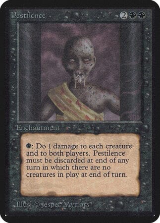 Pestilence [Limited Edition Alpha] MTG Single Magic: The Gathering  | Multizone: Comics And Games