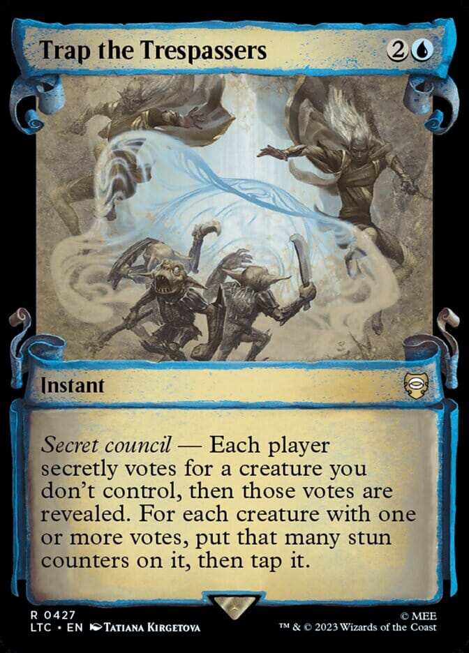 Trap the Tresspassers [The Lord of the Rings: Tales of Middle-Earth Commander Showcase Scrolls] MTG Single Magic: The Gathering  | Multizone: Comics And Games
