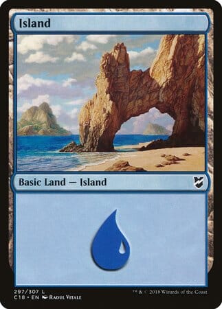 Island (297) [Commander 2018] MTG Single Magic: The Gathering  | Multizone: Comics And Games