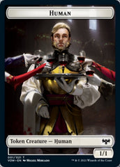 Human (001) // Treasure Double-sided Token [Innistrad: Crimson Vow Tokens] MTG Single Magic: The Gathering  | Multizone: Comics And Games