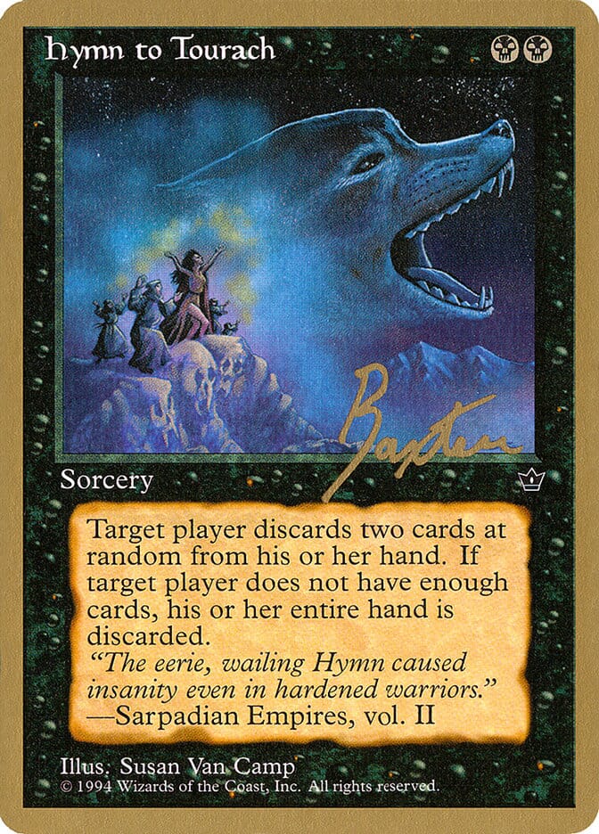 Hymn to Tourach (Wolf) (George Baxter) [Pro Tour Collector Set] MTG Single Magic: The Gathering  | Multizone: Comics And Games