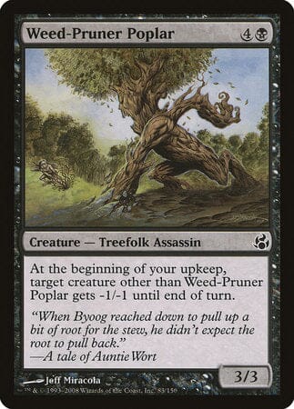 Weed-Pruner Poplar [Morningtide] MTG Single Magic: The Gathering  | Multizone: Comics And Games