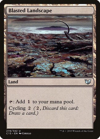 Blasted Landscape [Commander 2015] MTG Single Magic: The Gathering  | Multizone: Comics And Games
