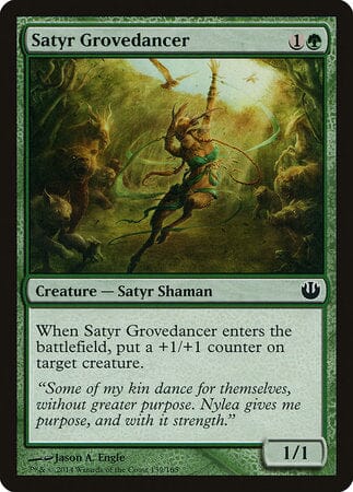 Satyr Grovedancer [Journey into Nyx] MTG Single Magic: The Gathering  | Multizone: Comics And Games