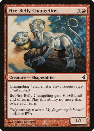 Fire-Belly Changeling [Lorwyn] MTG Single Magic: The Gathering  | Multizone: Comics And Games