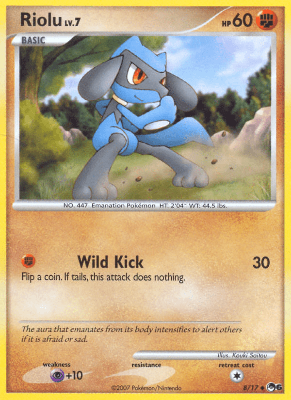 Riolu (8/17) [POP Series 6] Pokemon Single Pokémon  | Multizone: Comics And Games