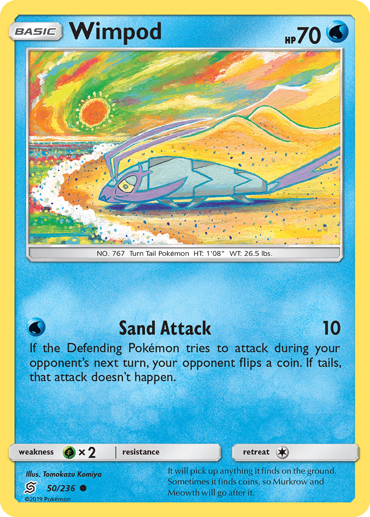 Wimpod (50/236) [Sun & Moon: Unified Minds] Pokemon Single Pokémon  | Multizone: Comics And Games