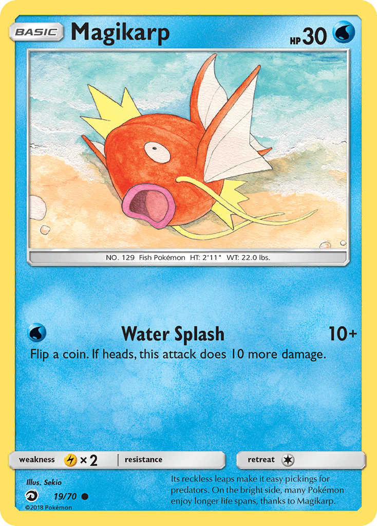 Magikarp (19/70) [Sun & Moon: Dragon Majesty] Pokemon Single Pokémon  | Multizone: Comics And Games