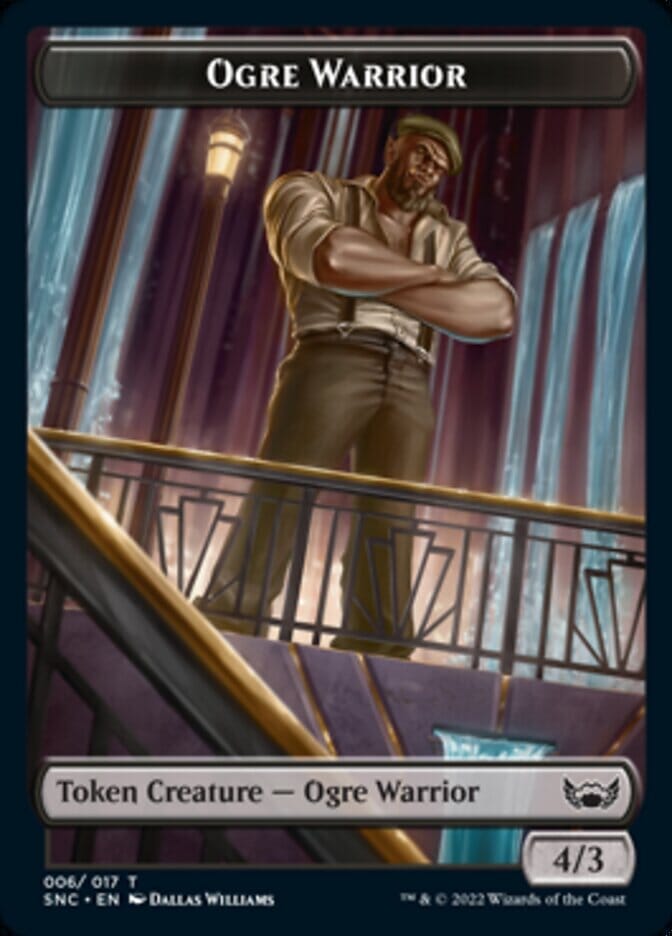 Ogre Warrior // Angel Double-sided Token [Streets of New Capenna Tokens] MTG Single Magic: The Gathering  | Multizone: Comics And Games