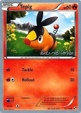 Tepig (15/114) (Twinboar - David Cohen) [World Championships 2011] Pokemon Single Pokémon  | Multizone: Comics And Games