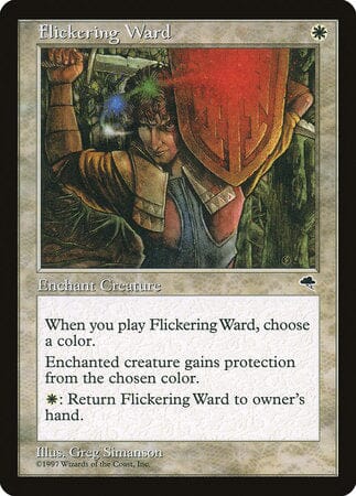Flickering Ward [Tempest] MTG Single Magic: The Gathering  | Multizone: Comics And Games