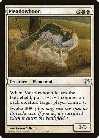 Meadowboon [Modern Masters] MTG Single Magic: The Gathering  | Multizone: Comics And Games