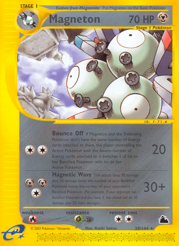 Magneton (20/144) [Skyridge] Pokemon Single Pokémon  | Multizone: Comics And Games