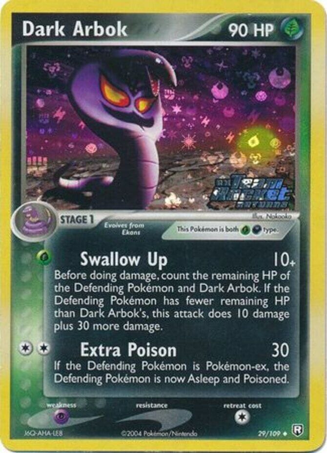 Dark Arbok (29/109) (Stamped) [EX: Team Rocket Returns] Pokemon Single Pokémon  | Multizone: Comics And Games