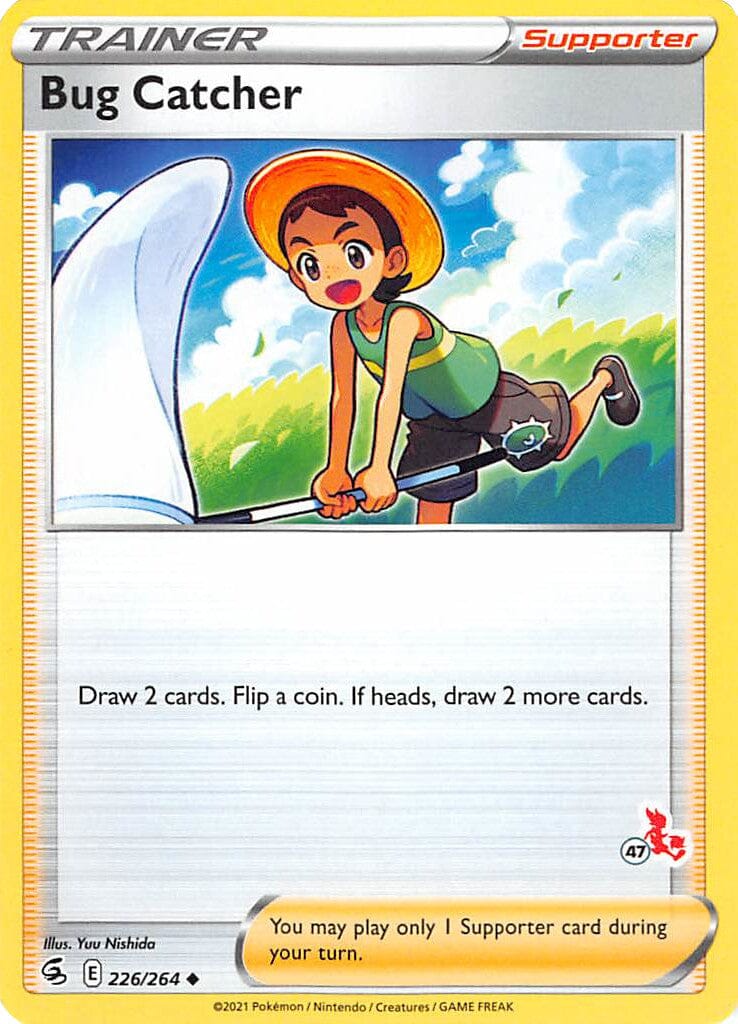 Bug Catcher (226/264) (Cinderace Stamp #47) [Battle Academy 2022] Pokemon Single Pokémon  | Multizone: Comics And Games