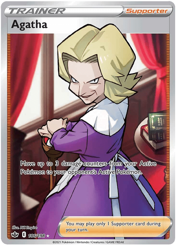 Agatha (186/198) [Sword & Shield: Chilling Reign] Pokemon Single Pokémon  | Multizone: Comics And Games