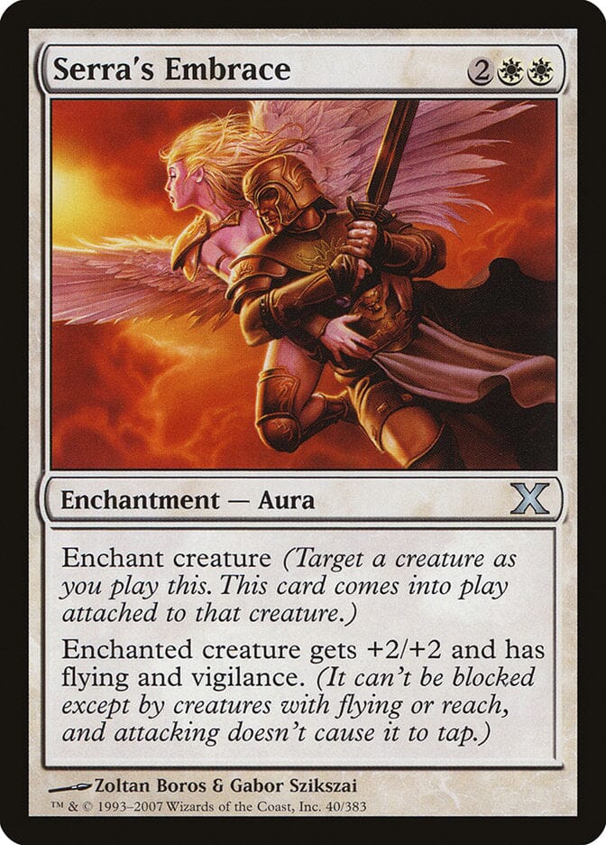 Serra's Embrace [Tenth Edition] MTG Single Magic: The Gathering  | Multizone: Comics And Games