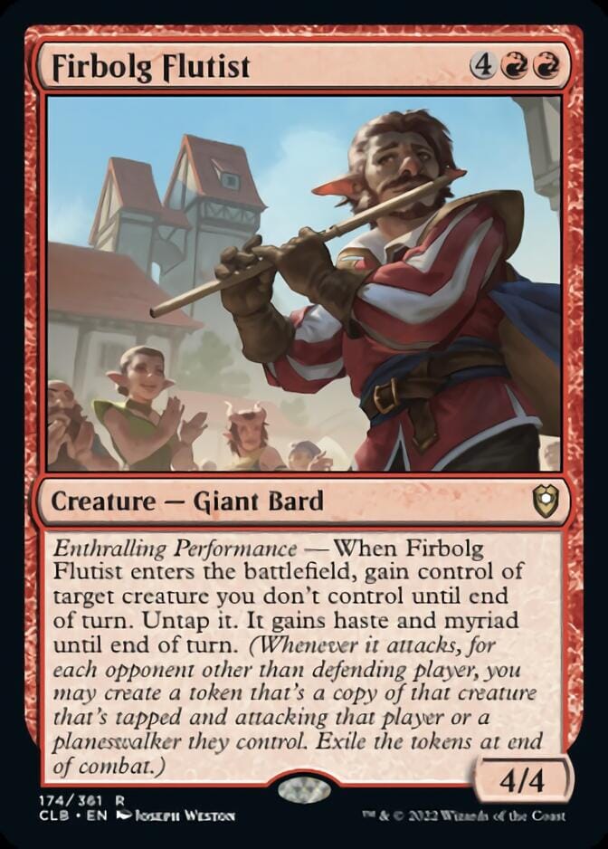 Firbolg Flutist [Commander Legends: Battle for Baldur's Gate] MTG Single Magic: The Gathering  | Multizone: Comics And Games