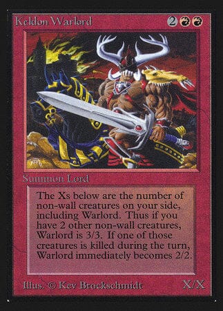 Keldon Warlord (IE) [Intl. Collectors’ Edition] MTG Single Magic: The Gathering  | Multizone: Comics And Games