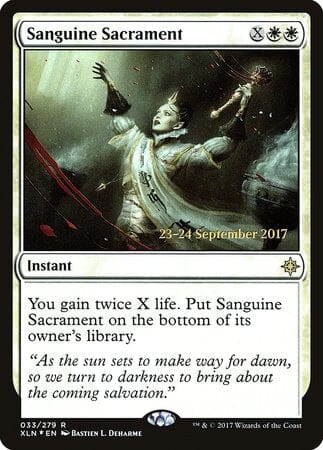 Sanguine Sacrament [Ixalan Promos] MTG Single Magic: The Gathering  | Multizone: Comics And Games