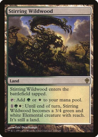 Stirring Wildwood [Worldwake] MTG Single Magic: The Gathering  | Multizone: Comics And Games