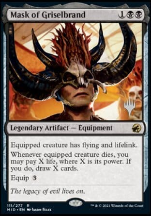 Mask of Griselbrand (Promo Pack) [Innistrad: Midnight Hunt Promos] MTG Single Magic: The Gathering  | Multizone: Comics And Games