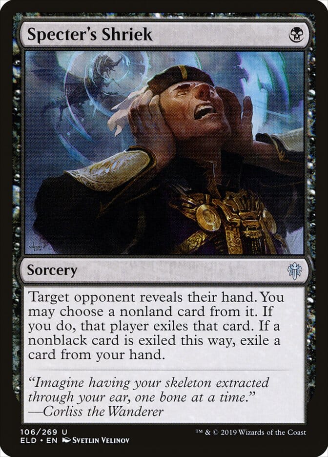 Specter's Shriek [Throne of Eldraine] MTG Single Magic: The Gathering  | Multizone: Comics And Games