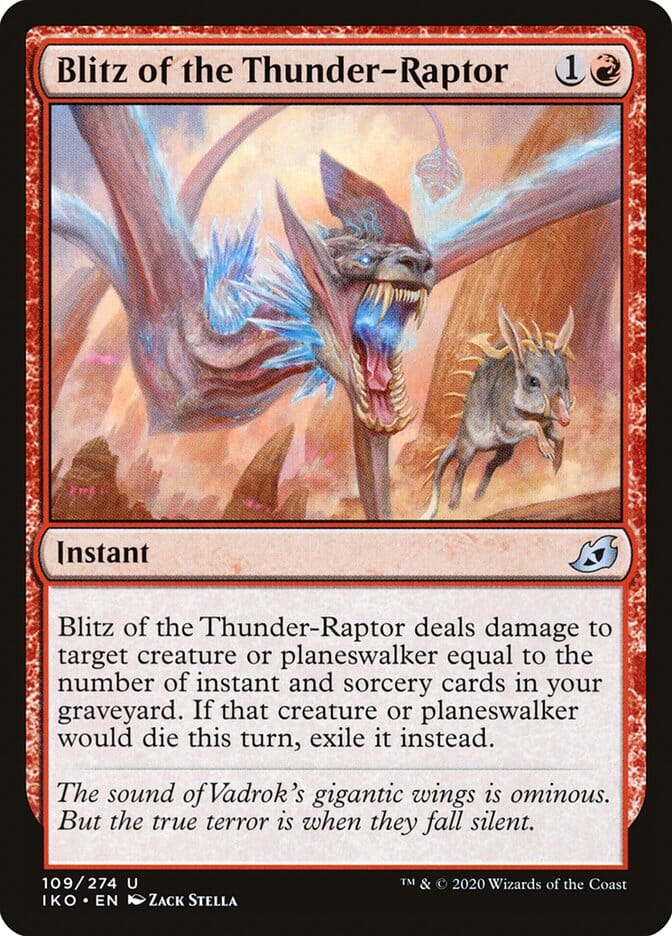 Blitz of the Thunder-Raptor [Ikoria: Lair of Behemoths] MTG Single Magic: The Gathering  | Multizone: Comics And Games