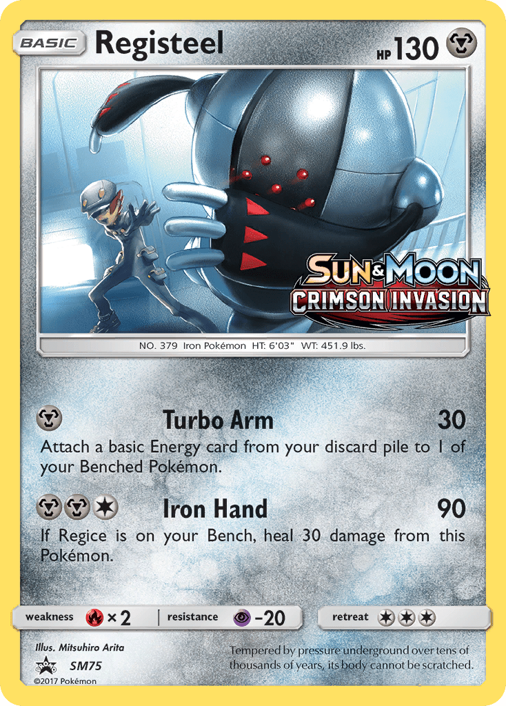 Registeel (SM75) [Sun & Moon: Black Star Promos] Pokemon Single Pokémon  | Multizone: Comics And Games