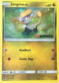 Jangmo-o (75/111) (Cosmos Holo) (EB Games Promo) [Sun & Moon: Crimson Invasion] Pokemon Single Pokémon  | Multizone: Comics And Games