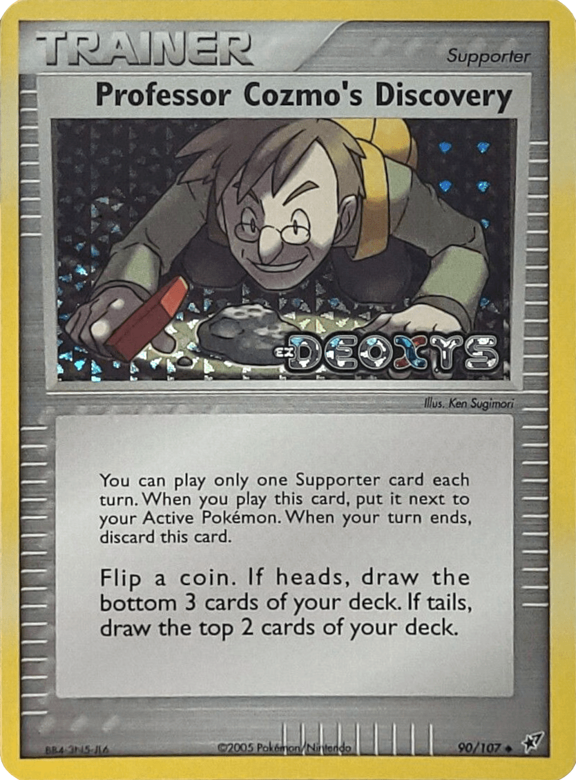 Professor Cozmo's Discovery (90/107) (Stamped) [EX: Deoxys] Pokemon Single Pokémon  | Multizone: Comics And Games