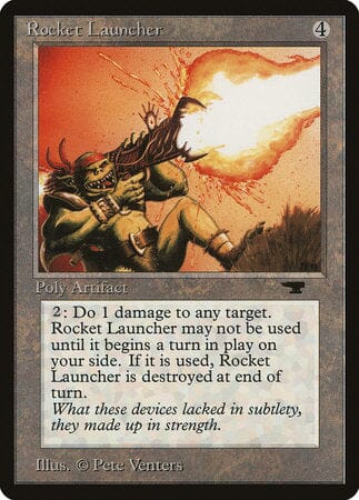 Rocket Launcher [Antiquities] MTG Single Magic: The Gathering  | Multizone: Comics And Games