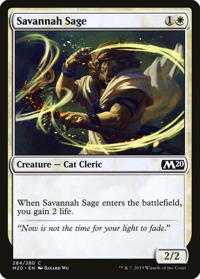 Savannah Sage [Core Set 2020] MTG Single Magic: The Gathering  | Multizone: Comics And Games