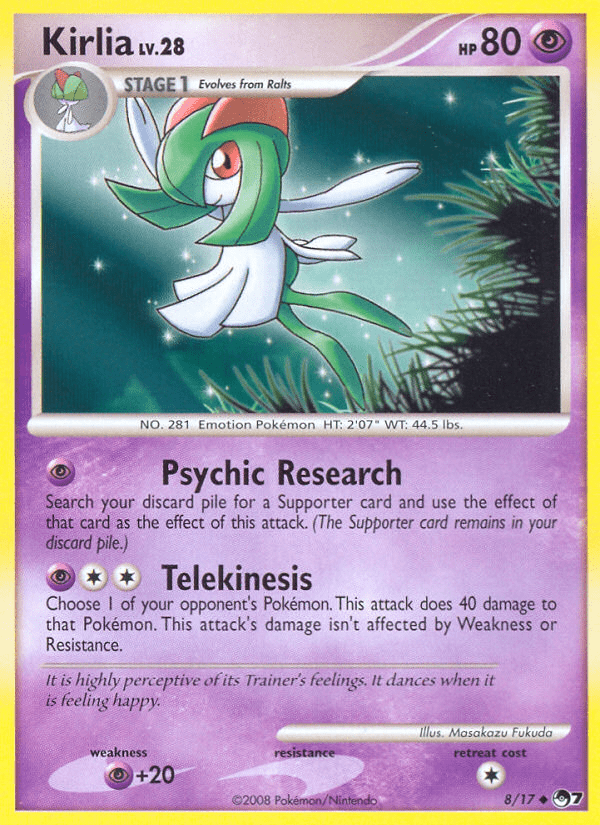 Kirlia (8/17) [POP Series 7] Pokemon Single Pokémon  | Multizone: Comics And Games