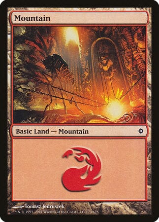Mountain (173) [New Phyrexia] MTG Single Magic: The Gathering  | Multizone: Comics And Games