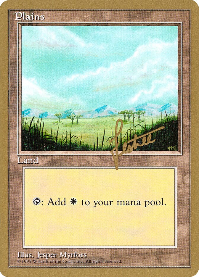 Plains (bl365) (Bertrand Lestree) [Pro Tour Collector Set] MTG Single Magic: The Gathering  | Multizone: Comics And Games