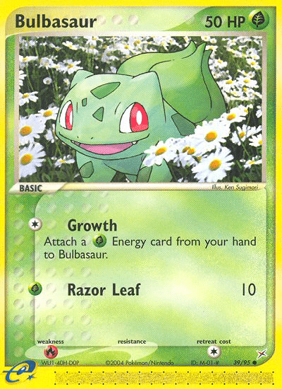 Bulbasaur (39/95) [EX: Team Magma vs Team Aqua] Pokemon Single Pokémon  | Multizone: Comics And Games