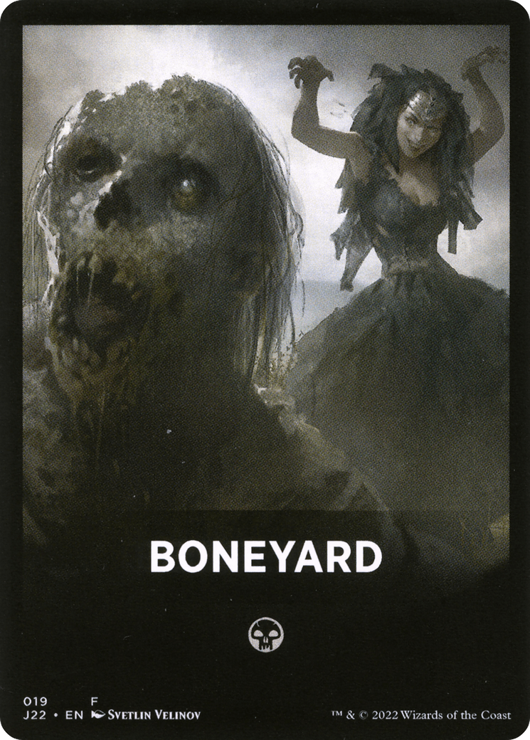 Boneyard Theme Card [Jumpstart 2022 Front Cards] MTG Single Magic: The Gathering  | Multizone: Comics And Games