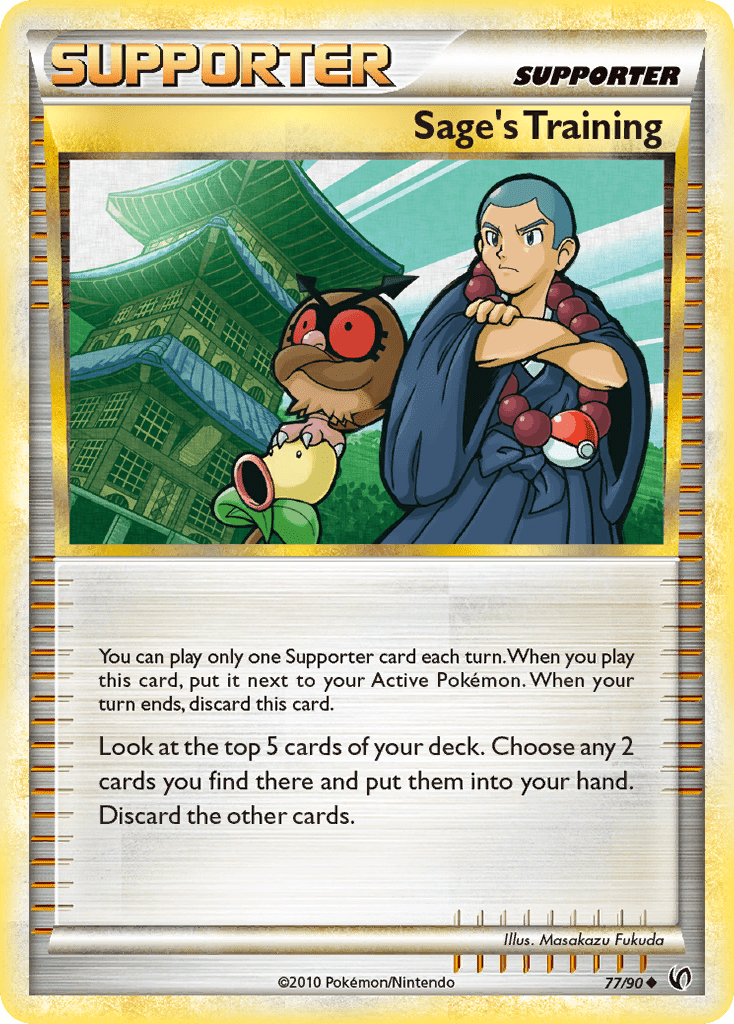 Sage's Training (77/90) [HeartGold & SoulSilver: Undaunted] Pokemon Single Pokémon  | Multizone: Comics And Games