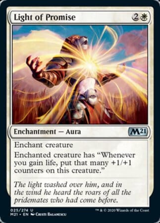 Light of Promise [Core Set 2021] MTG Single Magic: The Gathering  | Multizone: Comics And Games