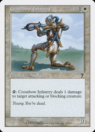 Crossbow Infantry [Seventh Edition] MTG Single Magic: The Gathering  | Multizone: Comics And Games