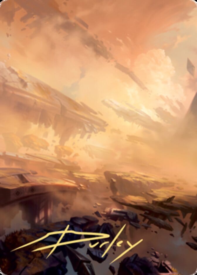 Plains 1 Art Card (Gold-Stamped Signature) [Zendikar Rising Art Series] MTG Single Magic: The Gathering  | Multizone: Comics And Games